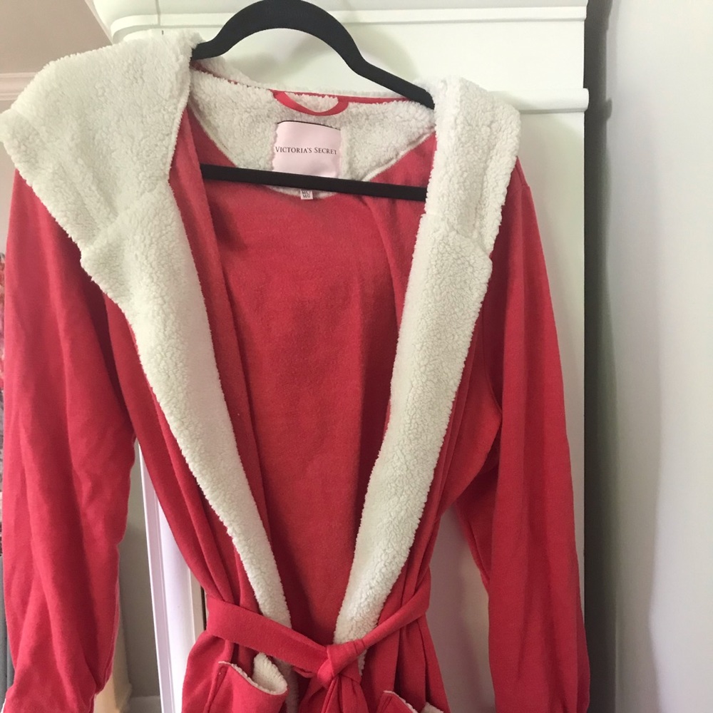 Victoria Secret Sherpa Robe M/L - Picture 2 of 4